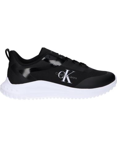 Zapatillas deporte de Hombre CALVIN KLEIN YM0YM00968 EVA RUNNER LOW LACE 0GM BLACK-BRIGHT WHITE