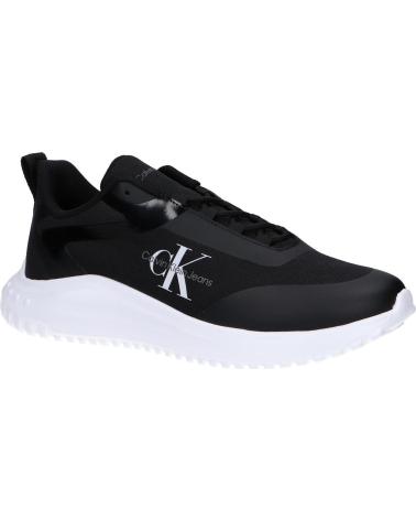 Zapatillas deporte de Hombre CALVIN KLEIN YM0YM00968 EVA RUNNER LOW LACE 0GM BLACK-BRIGHT WHITE
