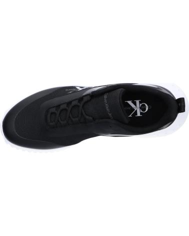 Zapatillas deporte de Hombre CALVIN KLEIN YM0YM00968 EVA RUNNER LOW LACE 0GM BLACK-BRIGHT WHITE