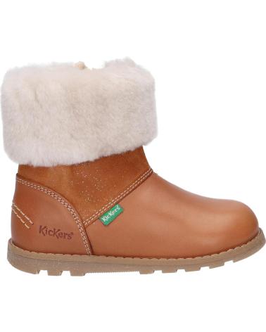 Botas de Menina e Menino KICKERS 878683-10 NONOFUR 116 CAMEL