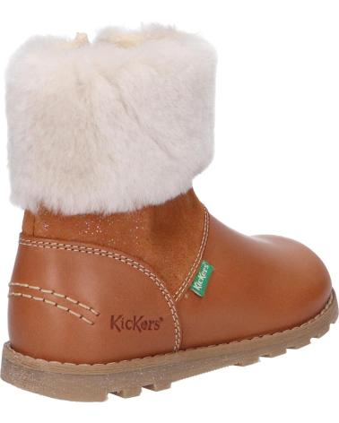 Boots für Mädchen und Junge KICKERS 878683-10 NONOFUR 116 CAMEL