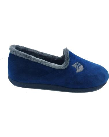 Calzado de casa de Mujer PINTURINES ZAPATILLA CERRADA MARINO