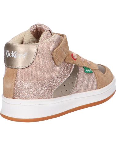 Zapatillas deporte de Niña KICKERS 664563-10 BILBON 111 BEIGE