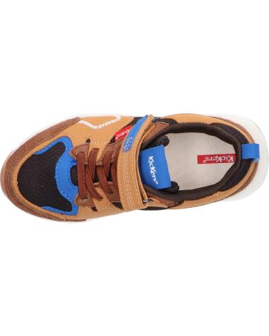 Sapatilhas de Menina e Menino KICKERS 858781-30 KNAKK 91 MARRON