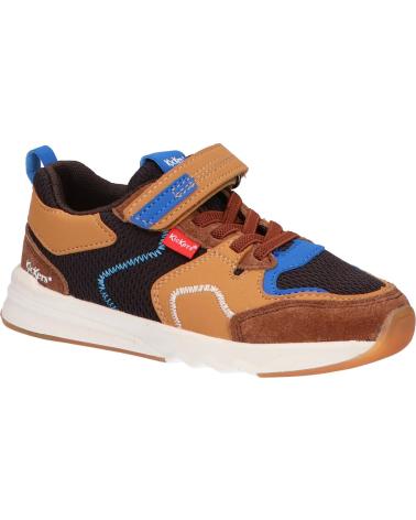 Sapatilhas de Menina e Menino KICKERS 858781-30 KNAKK 91 MARRON