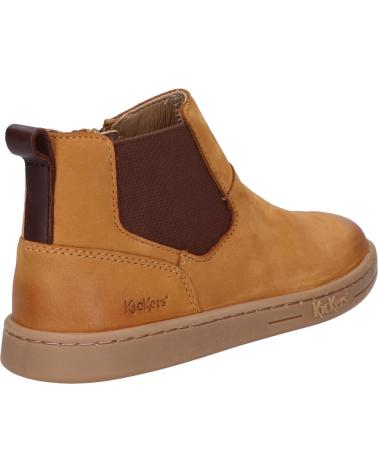 Botins de Menina e Menino KICKERS 829880-30 TACKBO 116 CAMEL