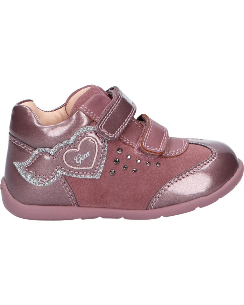Sapatilhas de Menina GEOX B1651A 022HI B KAYTAN C8025 ROSE SMOKE
