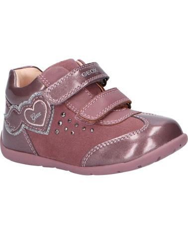 Sapatilhas de Menina GEOX B1651A 022HI B KAYTAN C8025 ROSE SMOKE
