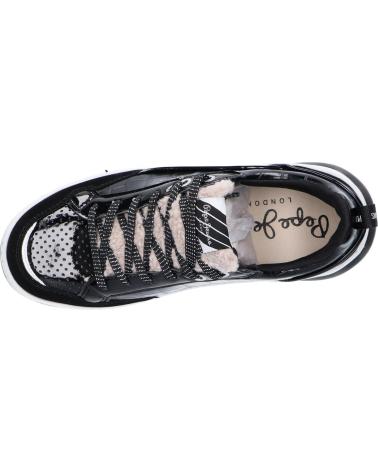 Sapatilhas de Mulher PEPE JEANS PLS31248 MARBLE CROCO 999 BLACK