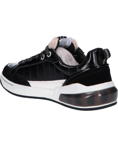 Sapatilhas de Mulher PEPE JEANS PLS31248 MARBLE CROCO 999 BLACK