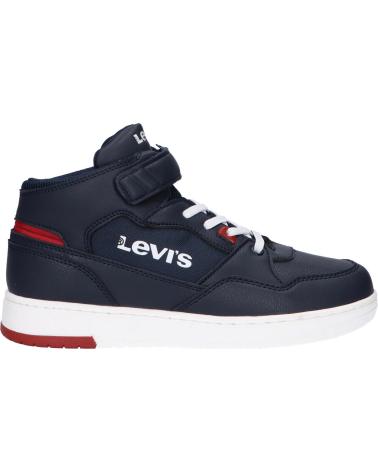 Scarpe sport per Donna e Bambina e Bambino LEVIS VIRV0013T BLOCK 0290 NAVY RED