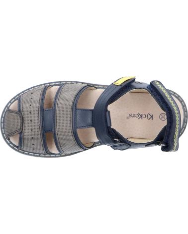Sandalias de Niño KICKERS 694203-10 PEPSTER 101 MARINE JAUNE