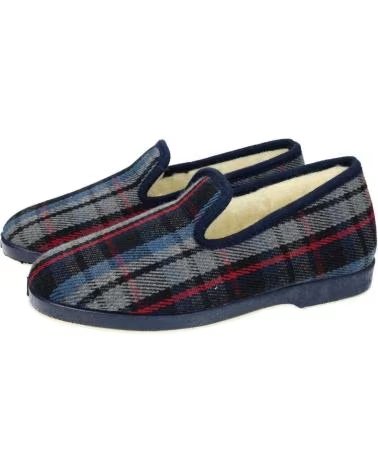 Calzado de casa de Hombre  0590 AZUL