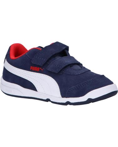 Sneaker für Mädchen und Junge PUMA 371231 STEPFLEEX 2 09 PEACOAT-RISK RED