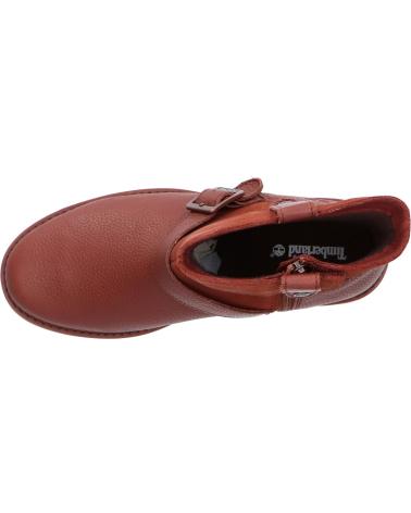 Bottes pour Femme et Fille et Garçon TIMBERLAND A2HJN COURMA WL BIKER CH7 CHERRY MAHOGANY