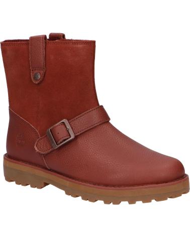 Bottes pour Femme et Fille et Garçon TIMBERLAND A2HJN COURMA WL BIKER CH7 CHERRY MAHOGANY