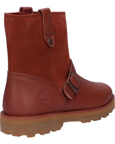 Bottes pour Femme et Fille et Garçon TIMBERLAND A2HJN COURMA WL BIKER CH7 CHERRY MAHOGANY