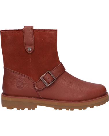 Bottes pour Femme et Fille et Garçon TIMBERLAND A2HJN COURMA WL BIKER CH7 CHERRY MAHOGANY