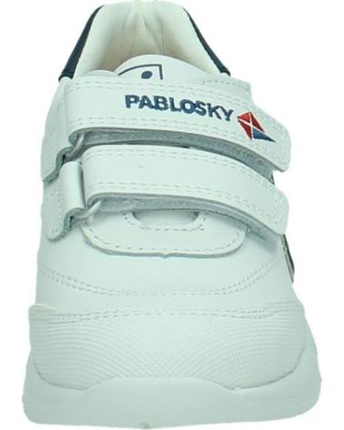 Sportif pour Fille et Garçon PABLOSKY - DEPORTIVO BLANCO COLEGIAL VELCRO TORELLO BLANCO