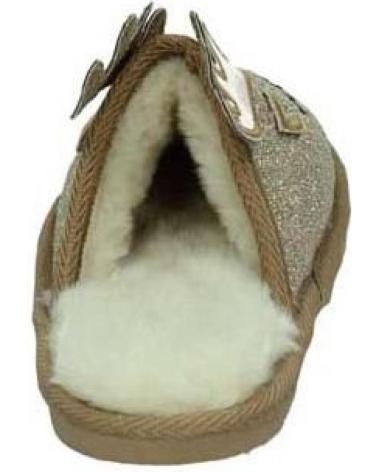girl House slipers CONGUITOS ZAPATILLAS DE ANDAR POR CASA CON SUELA DE GOMA DETALLE RENO PLATINO