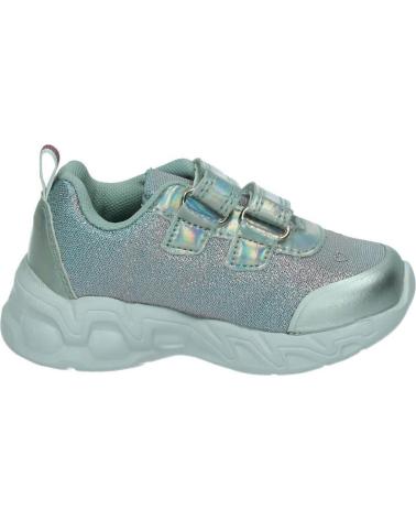 Deportivas de Niña OSITO ZAPATILLA CON LUCES Y DETALLES DE UNICORNIO REJILLA PLATA