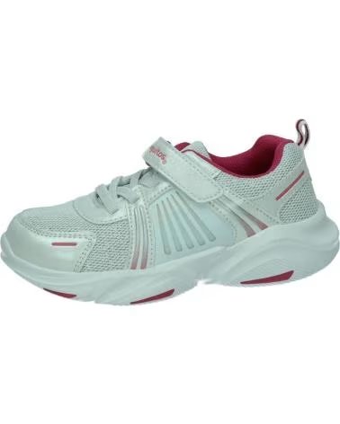 Esportes  de Menina CONGUITOS LV1 26102 ZAPATILLAS DEPORTIVAS NIÑA CON LUZ BLANCO