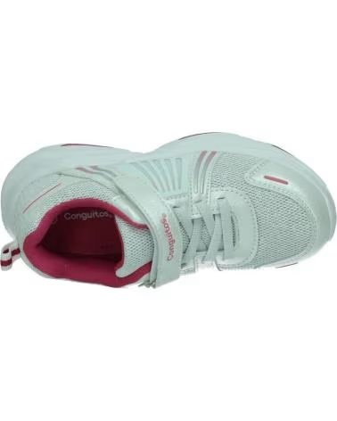 Esportes  de Menina CONGUITOS LV1 26102 ZAPATILLAS DEPORTIVAS NIÑA CON LUZ BLANCO