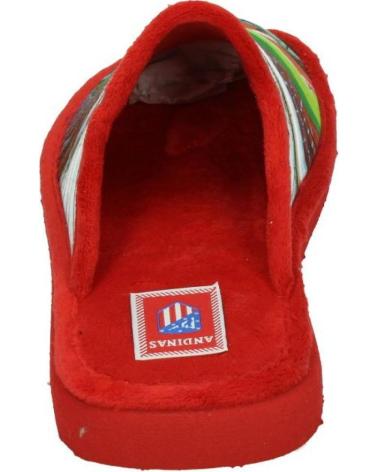 Calzado de casa de Hombre andinas 923-20 ROJO