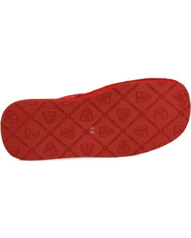 Calzado de casa de Hombre andinas 923-20 ROJO