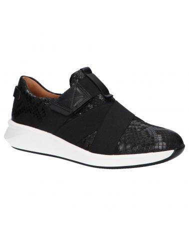 Zapatillas deporte de Mujer CLARKS UN RIO STRAP BLACK SNAKE