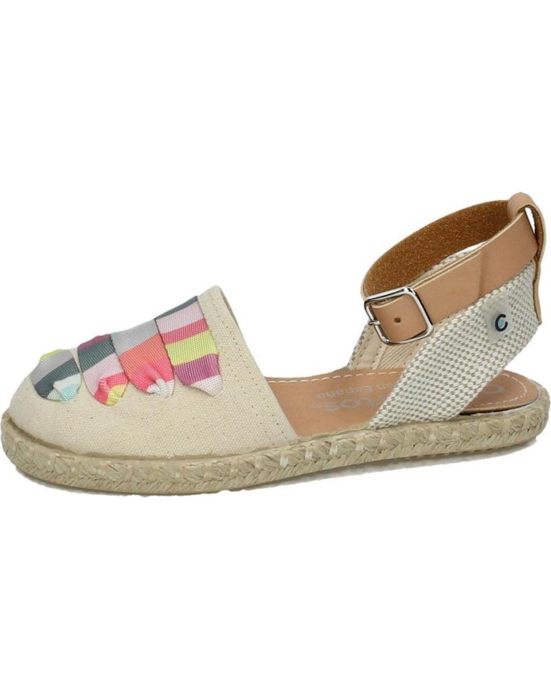 Sandali per Bambina CONGUITOS ALPARGATAS DE NINA CORDONES BEIGE MV121583 úNICO