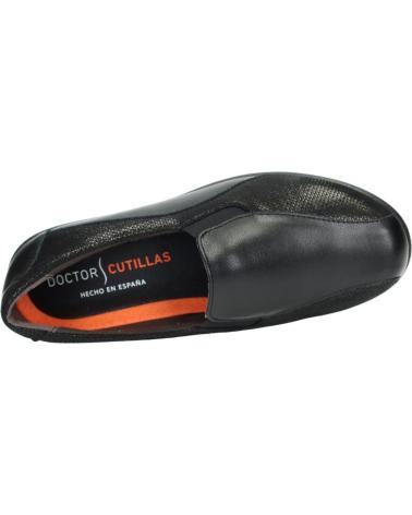 Mocasines de Mujer D`CUTILLAS 43516 NEGRO