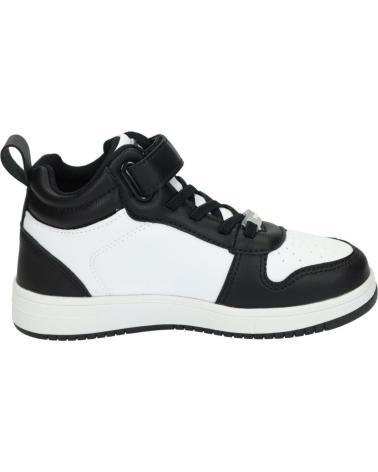 Deportivas de Niña y Niño CONGUITOS ZAPATILLAS UNISEX NEGRO - BLANCO CON LUCES NAPA MI1-22405 úNICO NAPA BLACK-WHITE