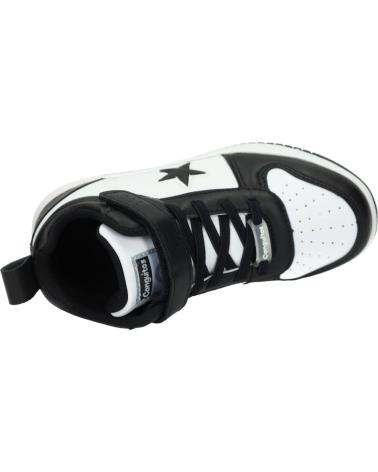 Deportivas de Niña y Niño CONGUITOS ZAPATILLAS UNISEX NEGRO - BLANCO CON LUCES NAPA MI1-22405 úNICO NAPA BLACK-WHITE