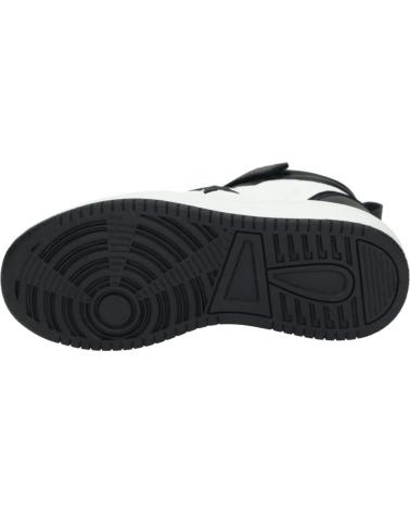 Deportivas de Niña y Niño CONGUITOS ZAPATILLAS UNISEX NEGRO - BLANCO CON LUCES NAPA MI1-22405 úNICO NAPA BLACK-WHITE