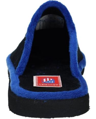 Calzado de casa de Hombre andinas 924-2023 NEGRO-AZUL