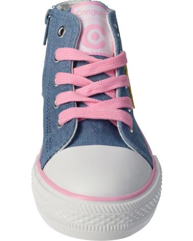 Deportivas de Niña CONGUITOS ZAPATILLAS ALTAS DE NINA PARCHES LONA DENIM NV128334 úNICO
