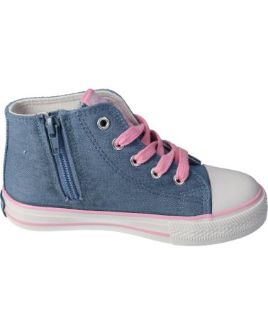 Deportivas de Niña CONGUITOS ZAPATILLAS ALTAS DE NINA PARCHES LONA DENIM NV128334 úNICO