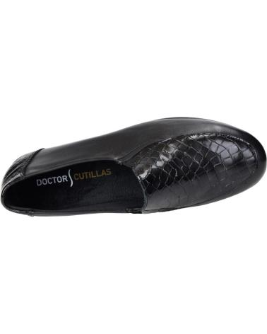 Mocasines de Mujer D`CUTILLAS 77212 NEGRO