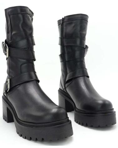 Woman boots CLARA DURAN BOTA MOTORISTA CROSS NEGRO