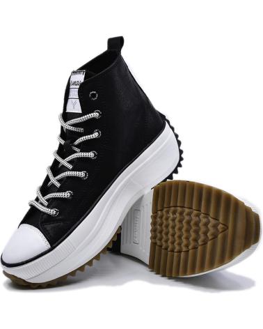 Botas-De-Mujer-YUMAS-ZAPATILLA-SNEAKER-NEGRO