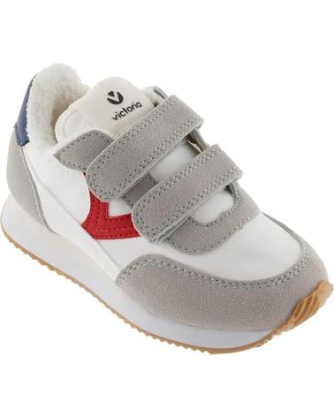 Deportivas de Niña y Niño VICTORIA SNEAKERS NYLON ASTRO KIDS 1137100 ROJO