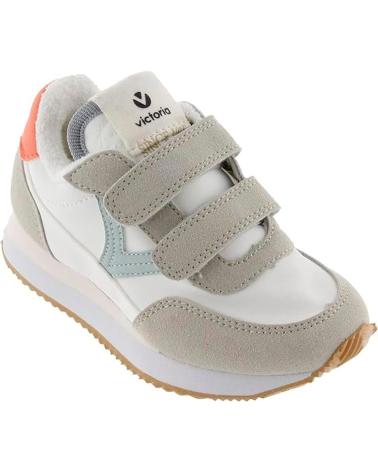 Sportif pour Fille et Garçon VICTORIA SNEAKERS NYLON ASTRO KIDS 1137100 CELESTE