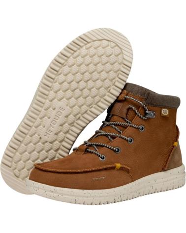 Botas de Hombre HEY DUDE BOTA DE HOMBRE BRADLEY LEATHER DE RESISTENTE AL AGUA COGNAC