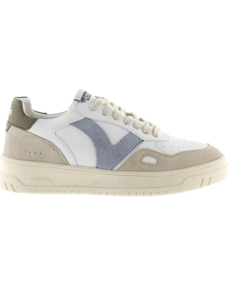 Deportivas de Mujer VICTORIA 1257101 SEUL EFECTO PIEL SERRAJE KAKI