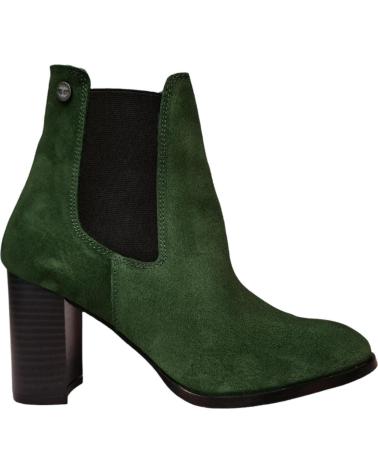 EMERALD GREEN SUEDE ANKLE BOOTS RADIS - MIS ALAS VERDE