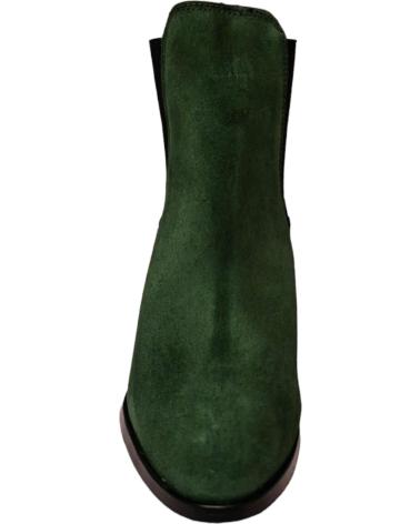 EMERALD GREEN SUEDE ANKLE BOOTS RADIS - MIS ALAS VERDE