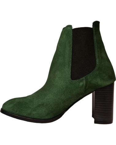 EMERALD GREEN SUEDE ANKLE BOOTS RADIS - MIS ALAS VERDE