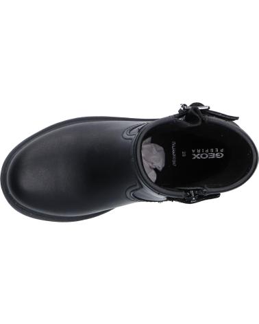 Woman and girl and boy boots GEOX J049QB 000BC J ECLAIR C9999 BLACK