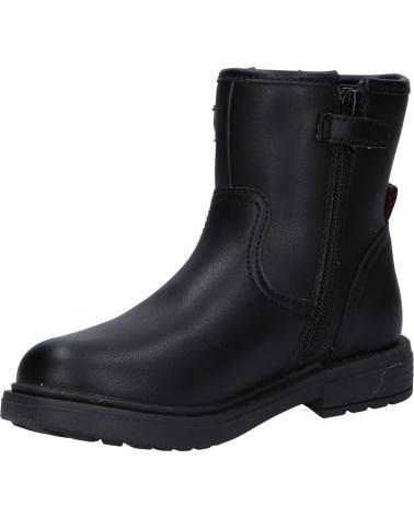 Woman and girl and boy boots GEOX J049QB 000BC J ECLAIR C9999 BLACK